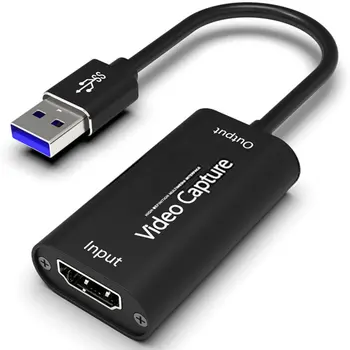Нов USB2.0 КЪМ HDMI-съвместим 60 Hz Видео Мини Дизайн на Карти за Улавяне Записващо устройство Live Capture Box Конвертор За Домашен Офис