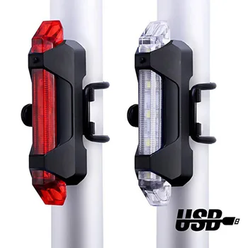 5 Цвята Преносим USB Акумулаторна Наем на Велосипеди Опашката и Задната Сигнална Лампа за Сигурност Задна Светлина Велосипеден Задна Светлина Супер Ярък