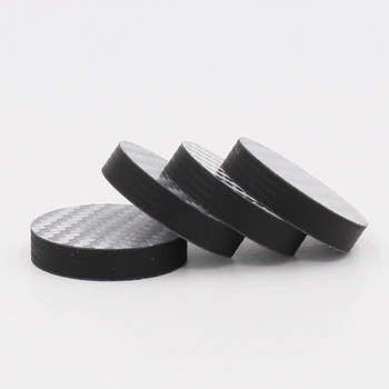 Audiocrast от въглеродни влакна Говорител Изолация 25x5 mm Спайк Базова Тампон За Обувки на Крачета Hifi CD