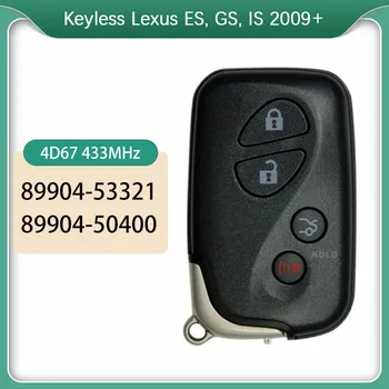 CN052044 Вторичен пазар GS на Lexus ES IS 2009 + 14AAC4 Бутон за Смяна на ключ P1 98 4D-67 433 Mhz 89904-53321 89904-50400 A433