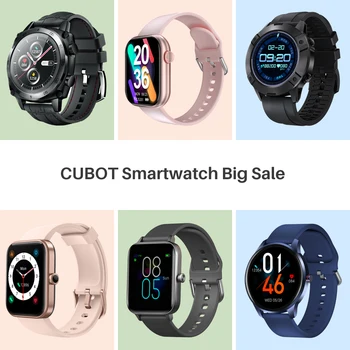 Cubot Умен Часовник е Водоустойчив Android и IOS и Спортни Часовници за Мъже, Жени Сърдечен Ритъм, Калории, Фитнес Тракер Часовници За Xiaomi За Iphone