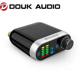 Douk аудио Hi-Fi Мини Bluetooth 5,0 Hi-Fi Усилвател клас D Tpa3116 Цифров Усилвател, USB Звукова карта AUX 50 W * 2 Домашно аудио