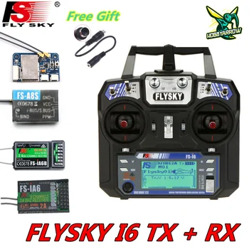 FLYSKY FS-i6 I6 2,4 G 6CH AFHDS 2A Rdio Предавател IA6B X6B A8S R6B IA6 Приемник за Радиоуправляемого Самолет, Хеликоптер FPV Състезателни Дрон