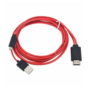 Full HD 1080 P, Micro-USB КЪМ HDMI-съвместим USB кабел за данни 3.1 За MHL Изход HDTV Аудио Адаптер 11pin Адаптер За Samsung Galaxy S2