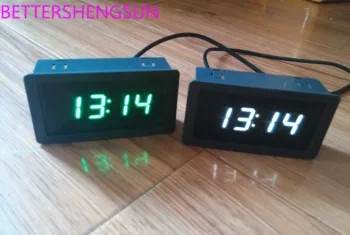 Led часовник цифров апарат от бяла светлина / цифрата четири показване на времето / грешка година по-малко от 1 минута / зелена светлина по избор