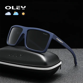 OLEY класически поляризирани спортни слънчеви очила модерен фотохромичните очила участък боя очила за нощно виждане Подкрепа за избор на лого