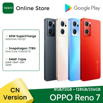 OPPO Reno7 5G Смартфон 8 GB/12 GB Snapdragon778G 6,43 