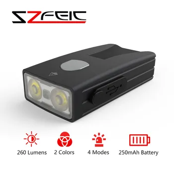 SZFEIC 4 Режима на Преносим Мини Led Ключодържател Фенерче USB Зареждане Външна Спасителна Лампа Походный Джобен Фенер Нощна Лампа За Къмпинг