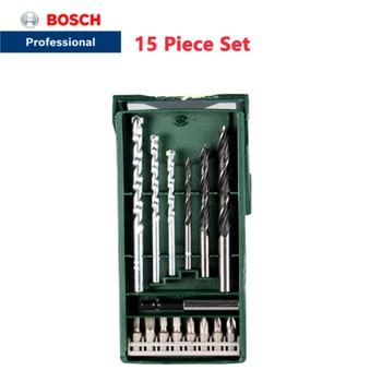 Бормашина Bosch 15 Мини Каменна Деревообрабатывающее Тренировка Набор От Бита, Аксесоари За Електрически Инструменти Набор От Ръчни Инструменти