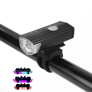 Водоустойчив Велосипеден Фенер USB Акумулаторна батерия LED под Наем Предните Светлини Велосипедна Лампа Факел Волана Фенерче Аксесоари За Велосипеди