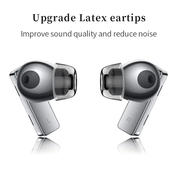 Латекс ушни втулки за OnePlus Рецептори Pro TWS Ушни втулки за Oneplus Ture Безжични слушалки, Накрайници против хлъзгане, които капка Звукоизолация