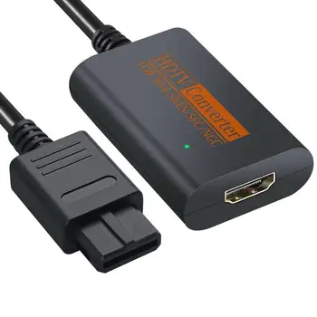Преносим Конвертор Адаптер на Общото Оборудване за N64/SNES/SFC/NGC към HDMI-съвместим 720p PAL/NTSC Игри OTG Кабел Конвертор