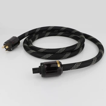 Тел ac висок КЛАС захранващия AU EU US захранващ кабел Hi-fi модел C7 8 IEC щепсел на захранващия Кабел hifi AMP / CD Мрежов захранващ кабел