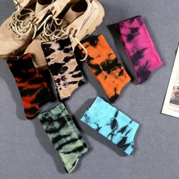 Чорапи с равен брой гласове-боя, европейски и американски улични чорапи в стил хип-хоп, Марка Tide, парни бани Чорапи в епруветка, Спортни Памучни Чорапи, Чорапи